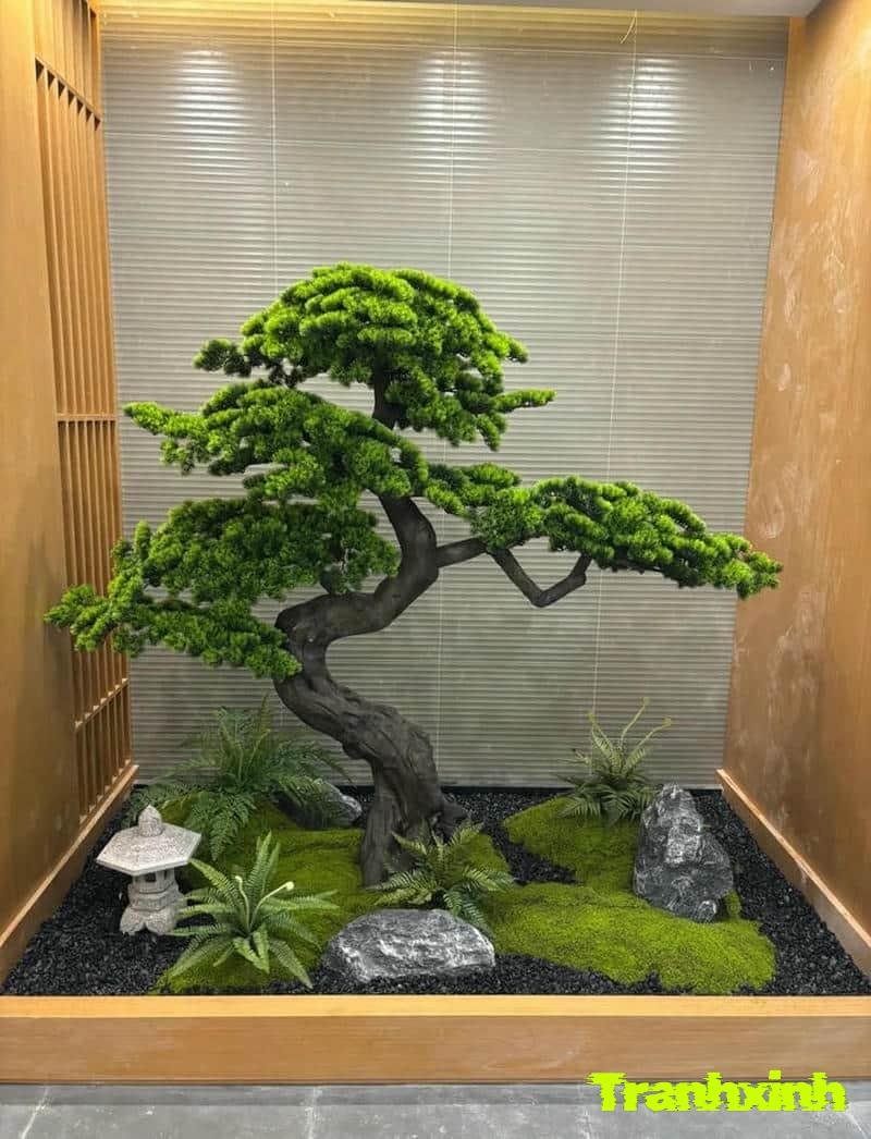 cỏ giả trang trí kiể mới