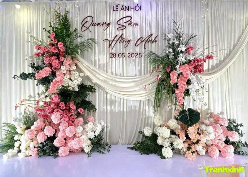 cổng cưới hoa tươi