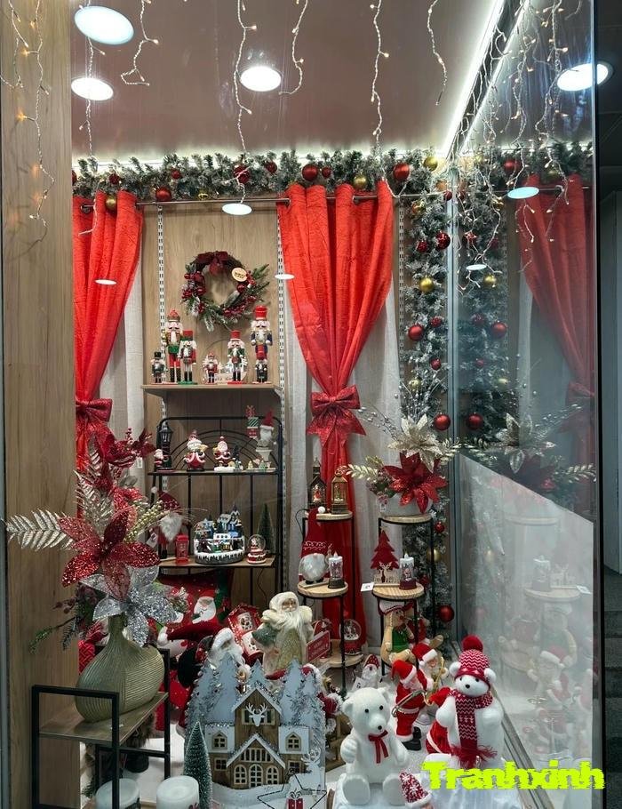 decal trang trí tết dán cửa kính