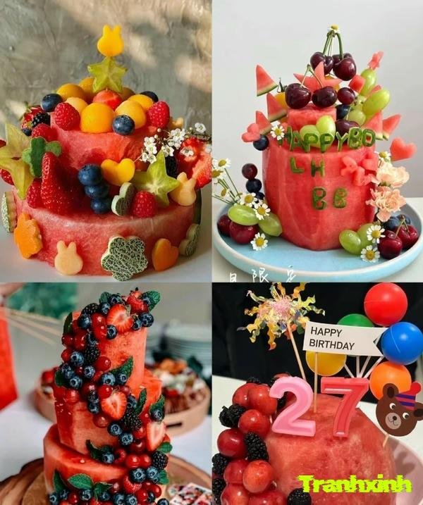 dưa hấu trang trí tết