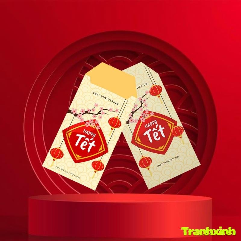 hinh ảnh trang trí bao lì xì