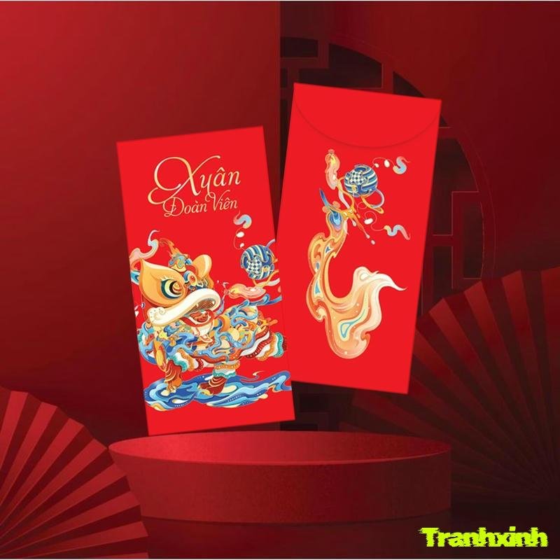 hình anh trang trí bao lì xì