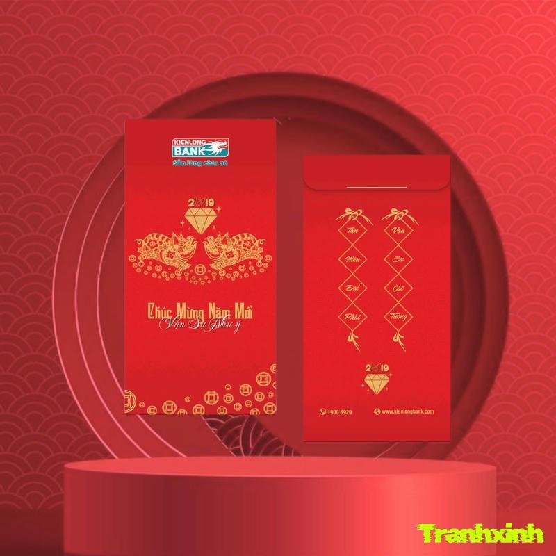 hình ảnh trang trí bao lì xì