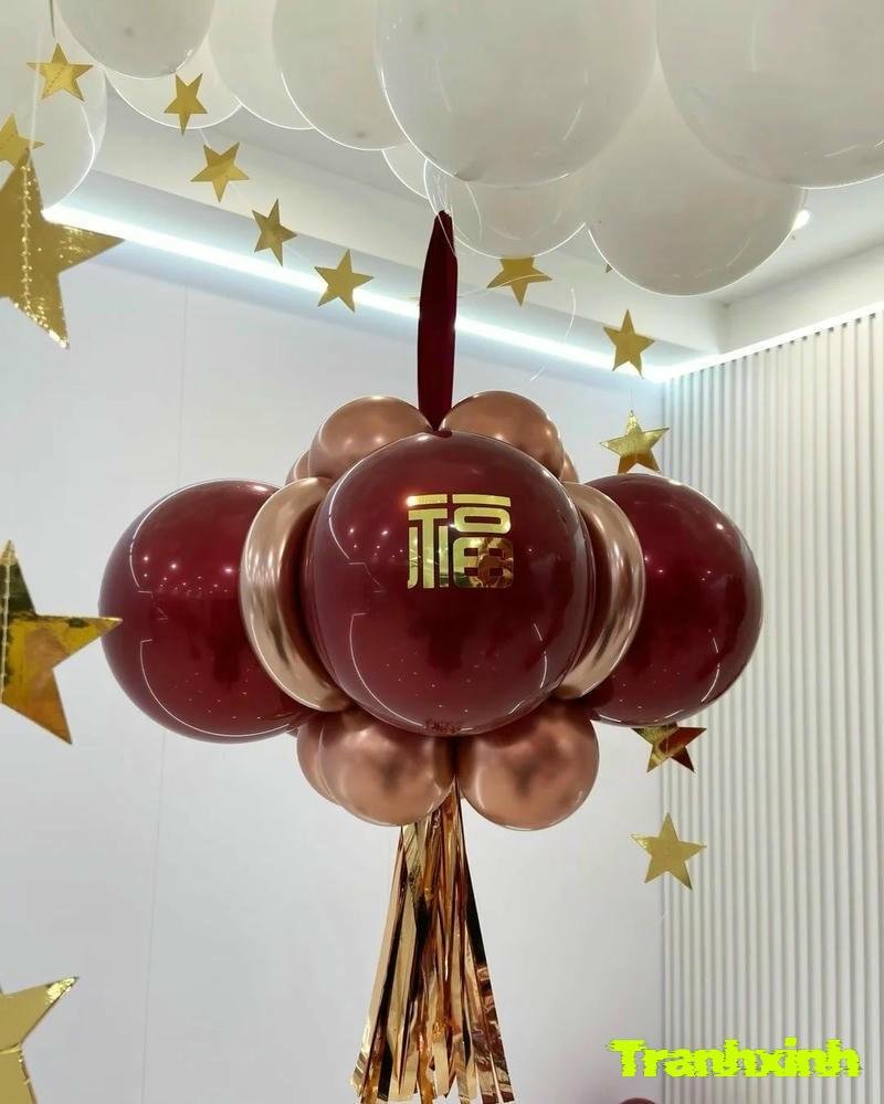 hình anh trang trí bóng bay
