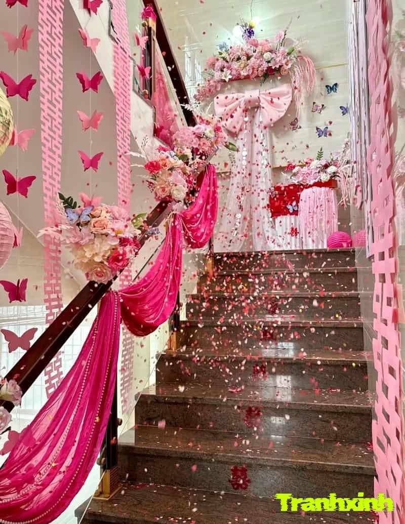 hình anh trang trí cầu thang đẹp
