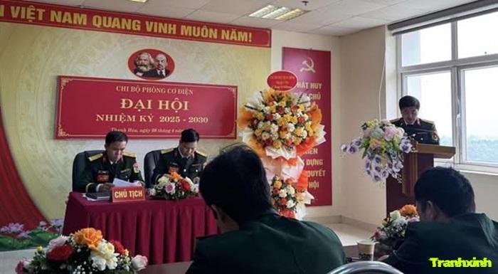 hinh ảnh trang trí đại hội chi bộ