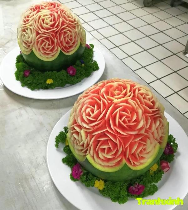 hình ảnh trang trí dưa hấu