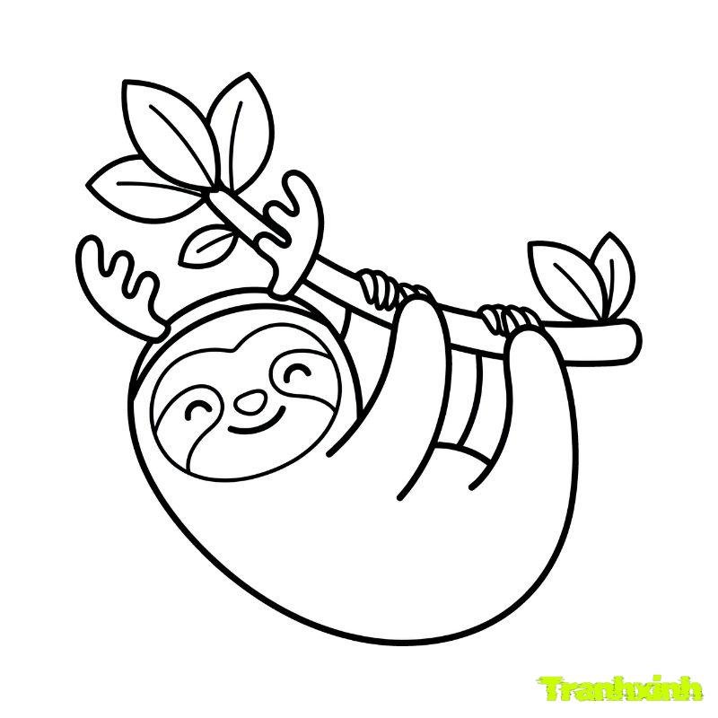 hình con khỉ tô màu