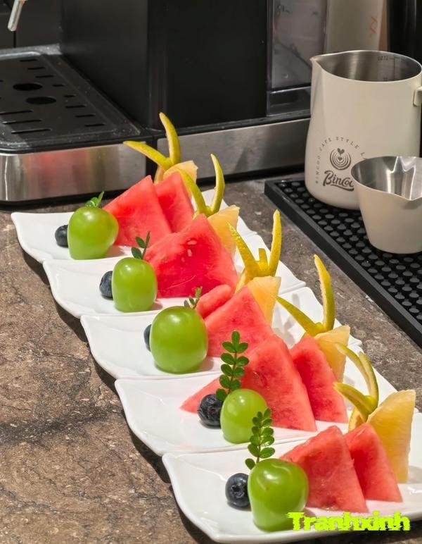 hình trang trí dưa hấu