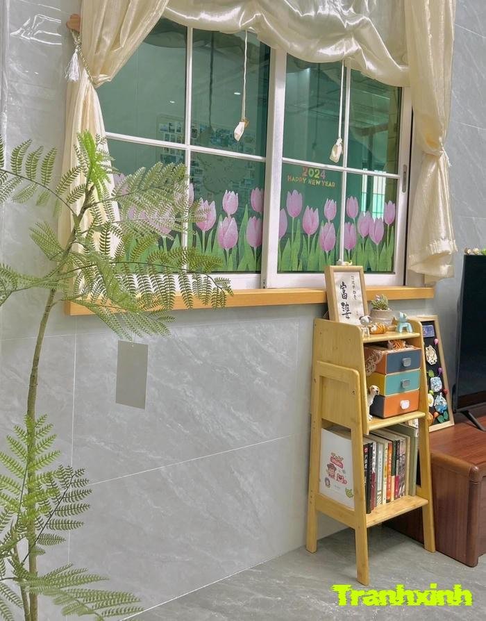 mẫu trang trí cửa sổ đẹp