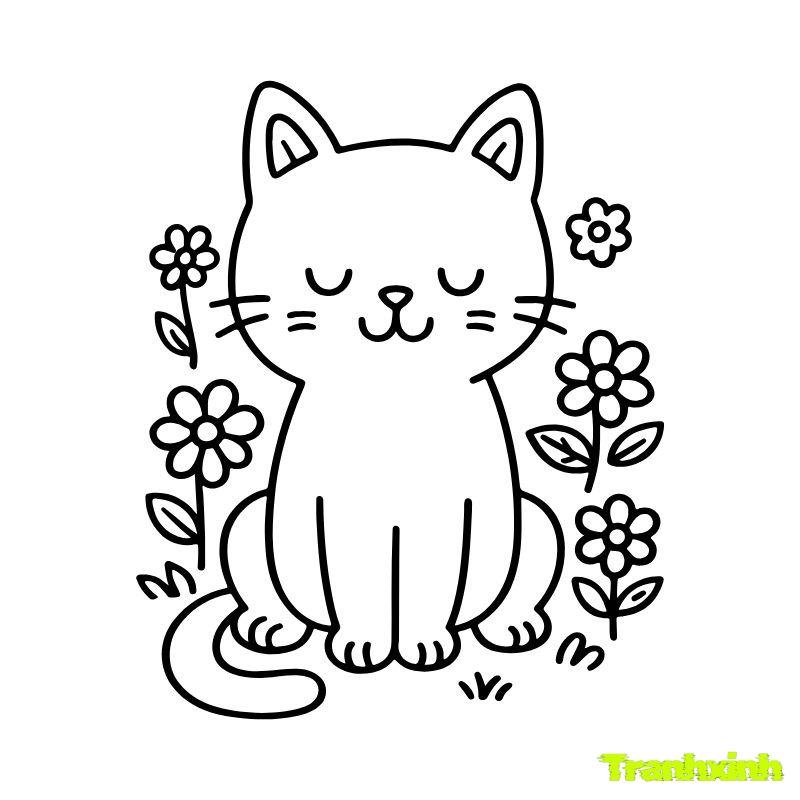 mèo tô màu