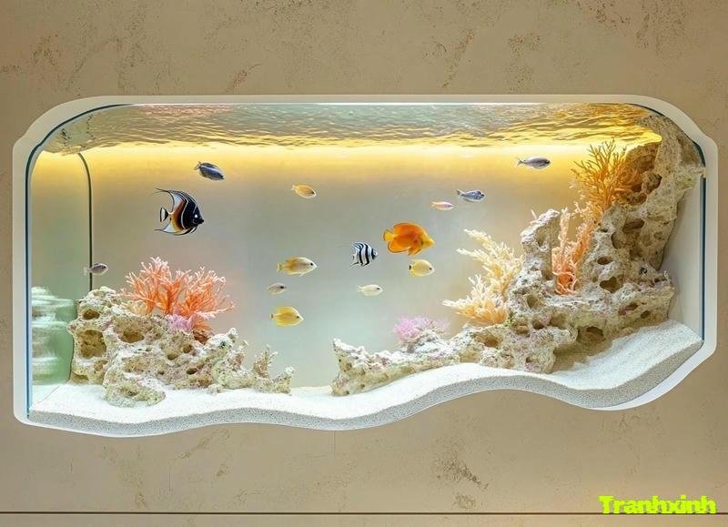 mô hình trang trí bể cá