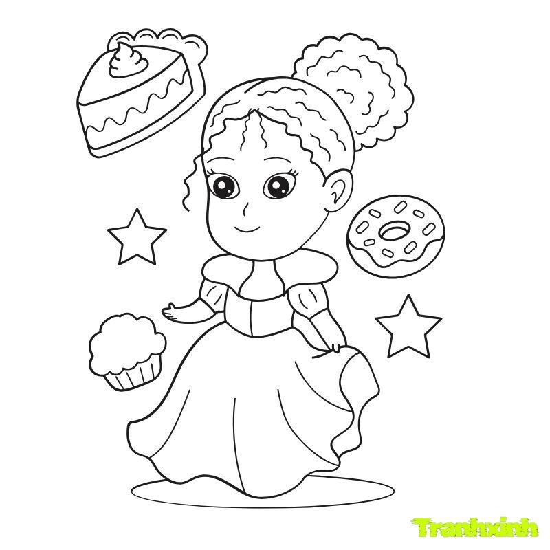 tô màu cô gái anime