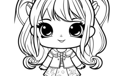 tô màu cô gái cute