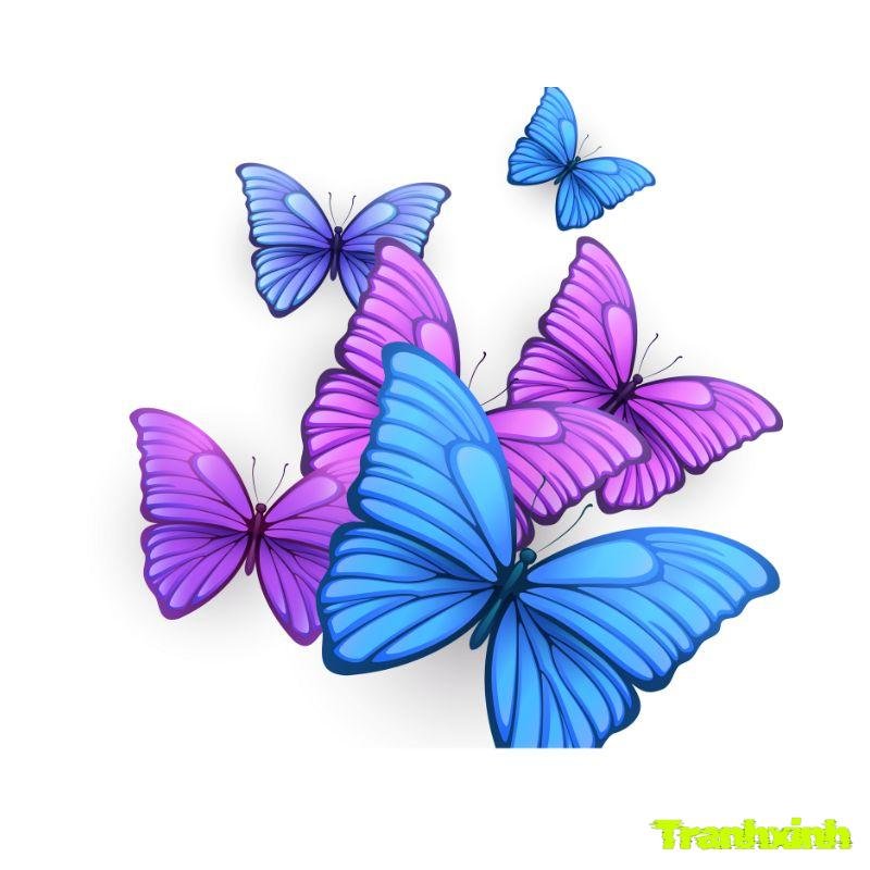 tô màu con bươm bướm