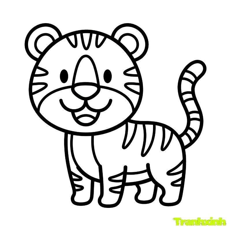 tô màu con cọp