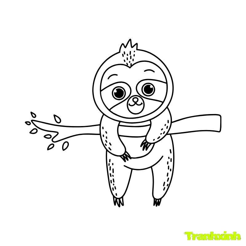 tô màu con khỉ