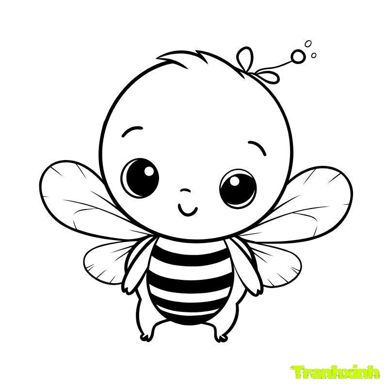 tô màu con ong