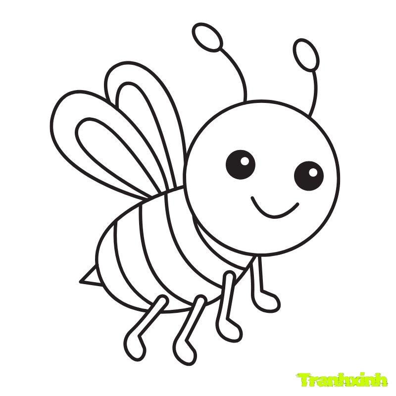tô màu con ong đẹp