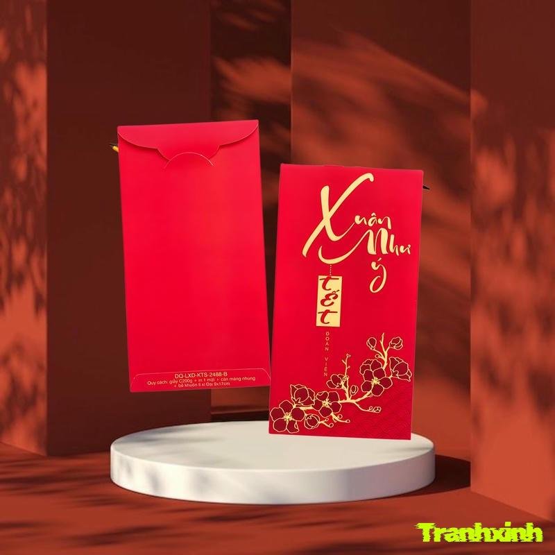 trang trí bao lì xì