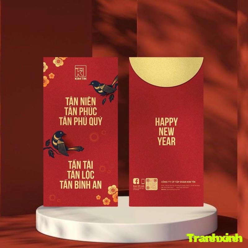 trang trí bao lì xì đơn giản