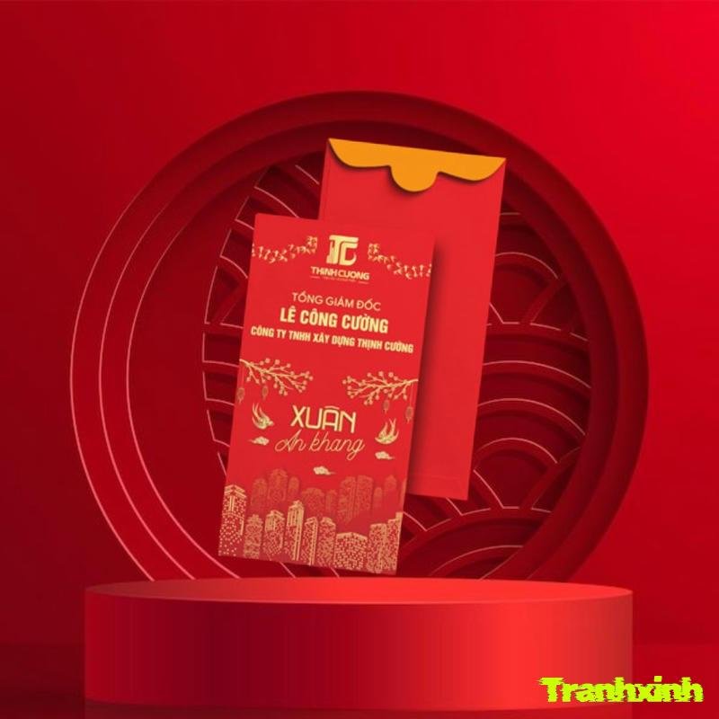 trang trí bao lì xì handmade