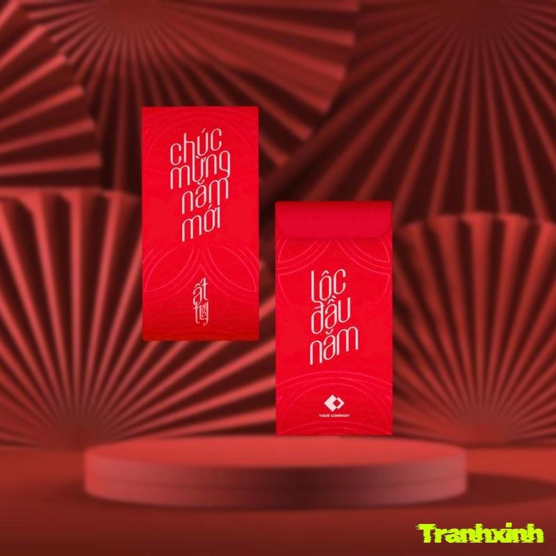 trang trí bao lì xì mầm non