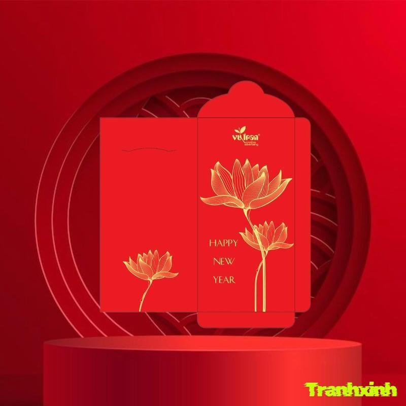 trang trí bao lì xì mới