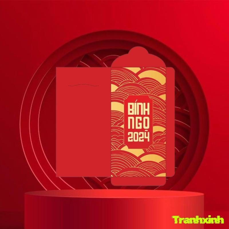 trang trí bao lì xì năm 2026