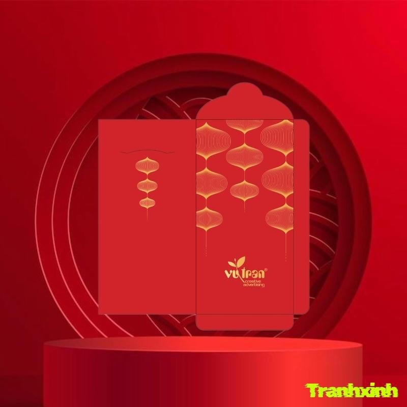 trang trí bao lì xì tài lộc