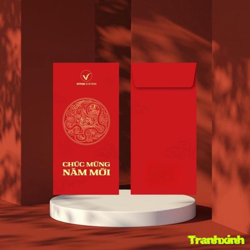 trang trí bao lì xì tết