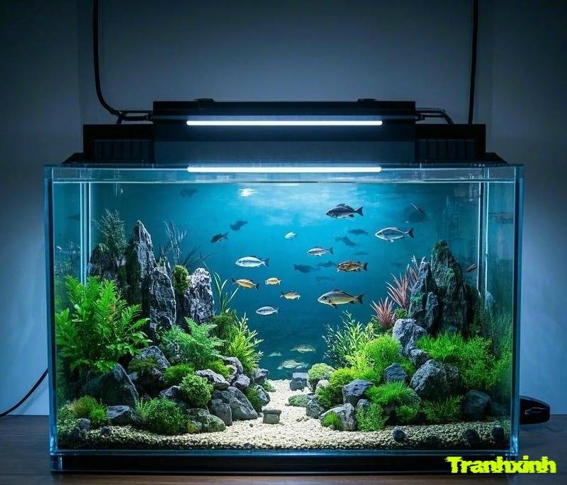 trang trí bể cá cảnh