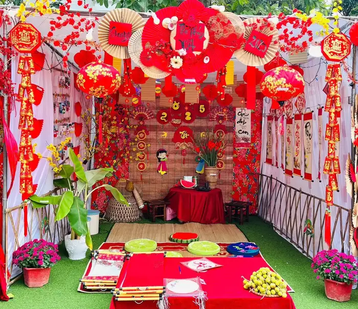 trang trí bên trong trại đẹp nhất