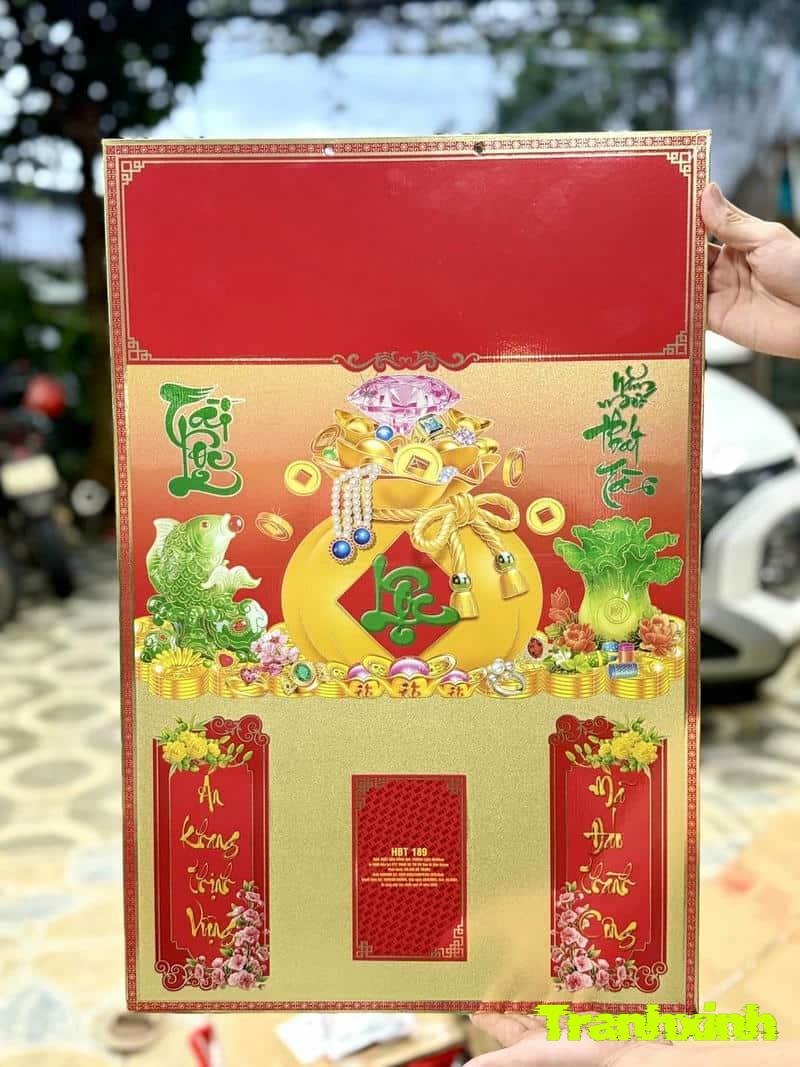 trang trí bìa lịch cho công ty