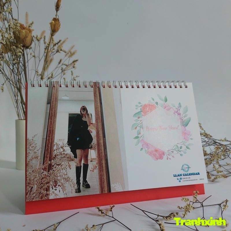 trang trí bìa lịch tết