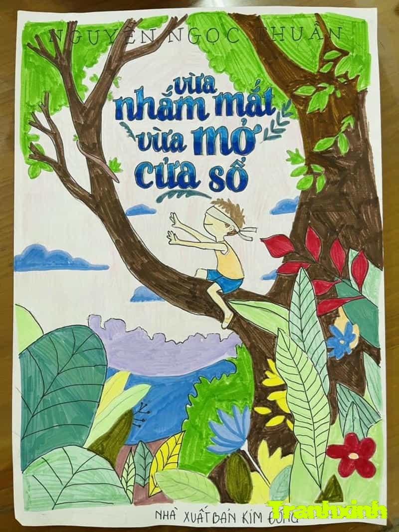 trang trí bìa sách cổ tích