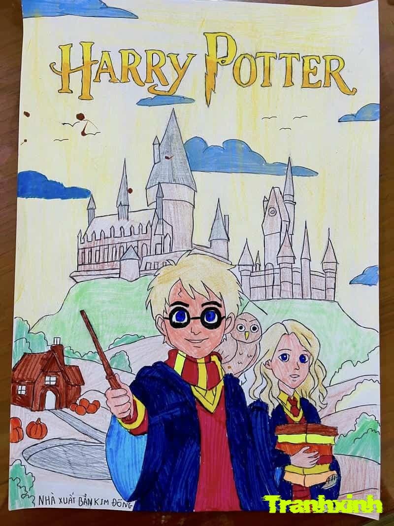 trang trí bìa sách hery