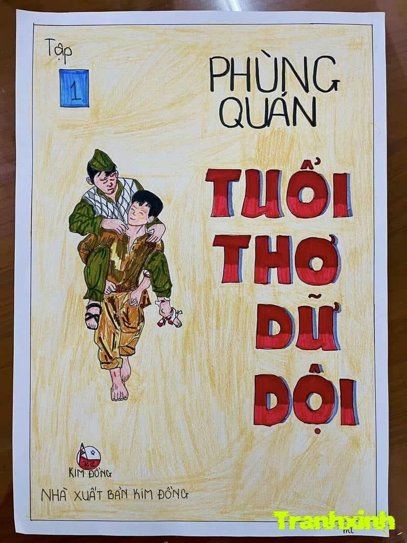 trang trí bìa sách với kiến trúc việt nam