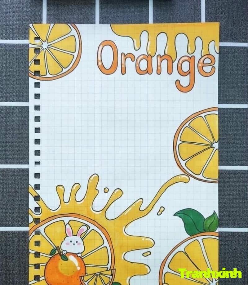 trang trí bìa sổ