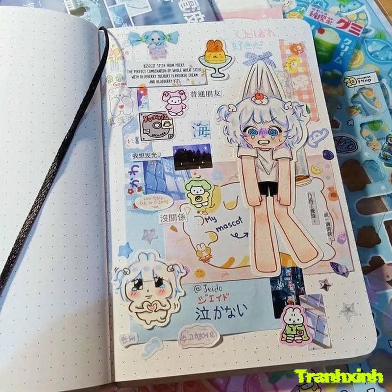 trang trí bìa sổ 4k