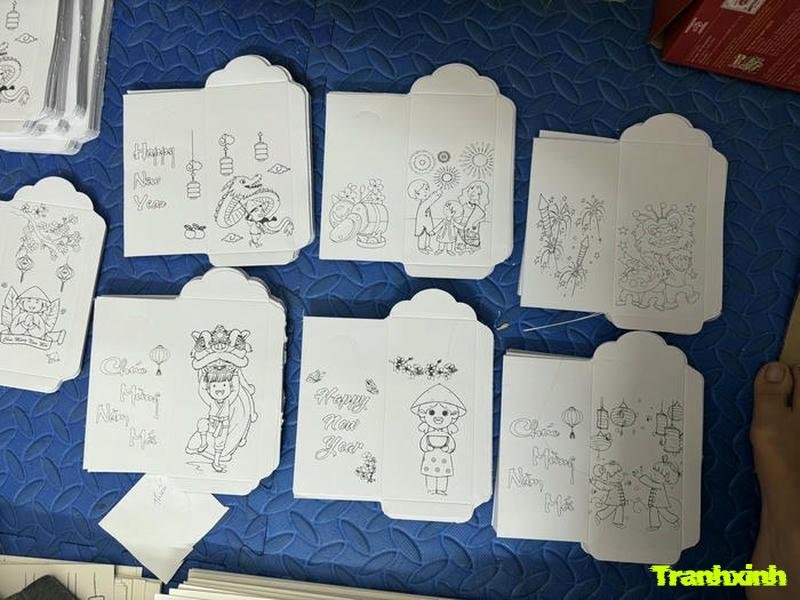 trang trí bìa sổ còng