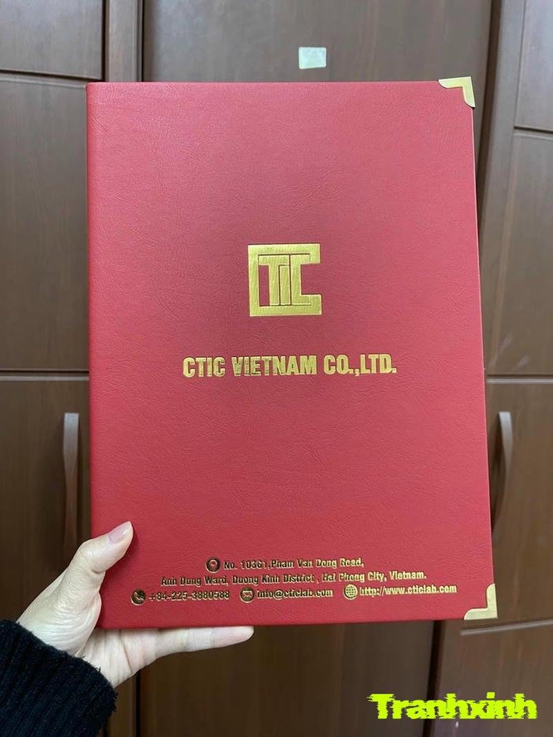 trang trí bìa sổ đỏ