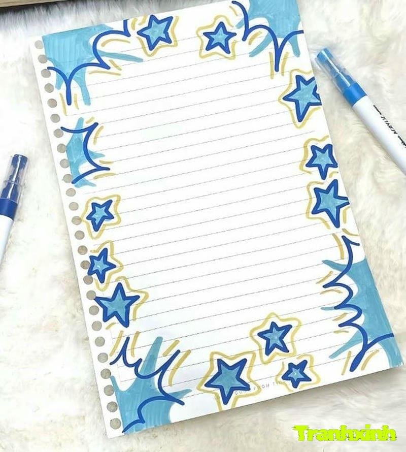 trang trí bìa sổ handmade