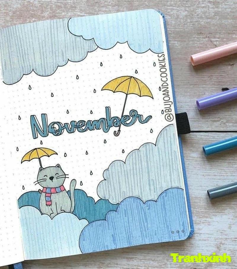 trang trí bìa sổ hd