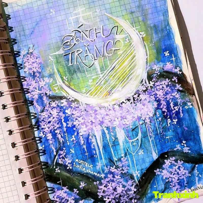 trang trí bìa sổ nghệ thuật