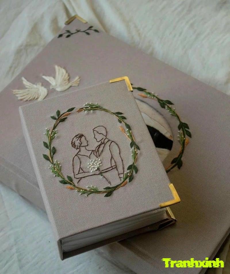 trang trí bìa vở cute