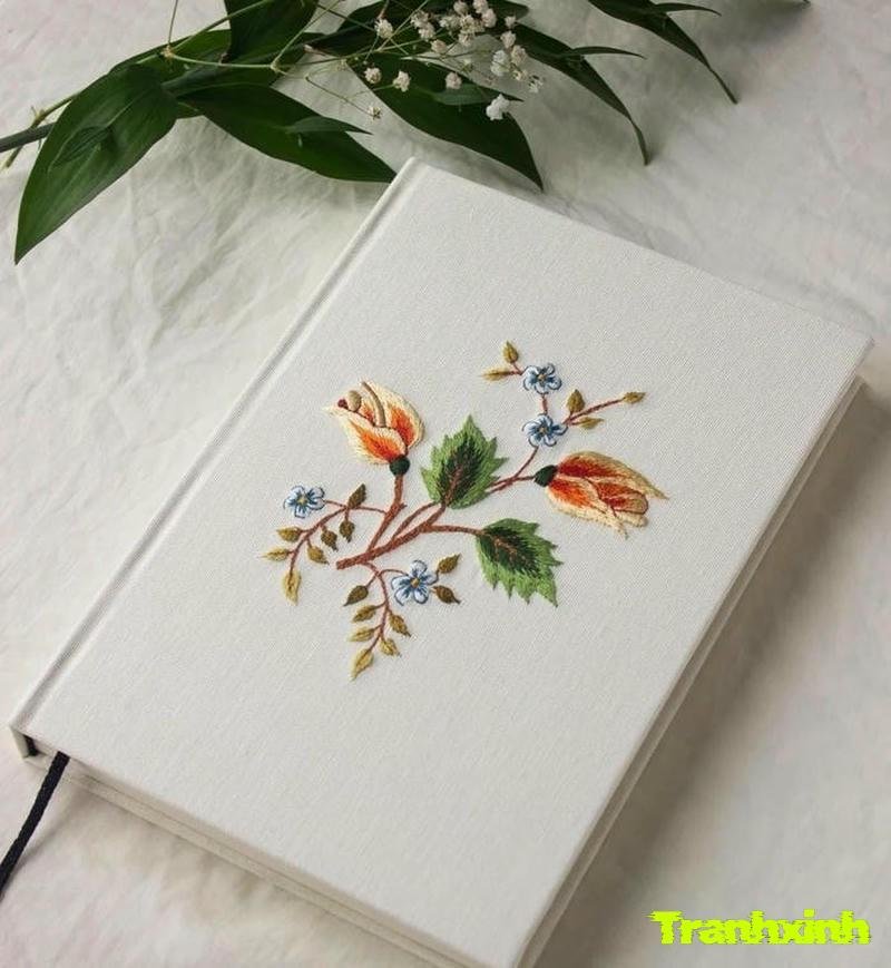 trang trí bìa vở đơn giản