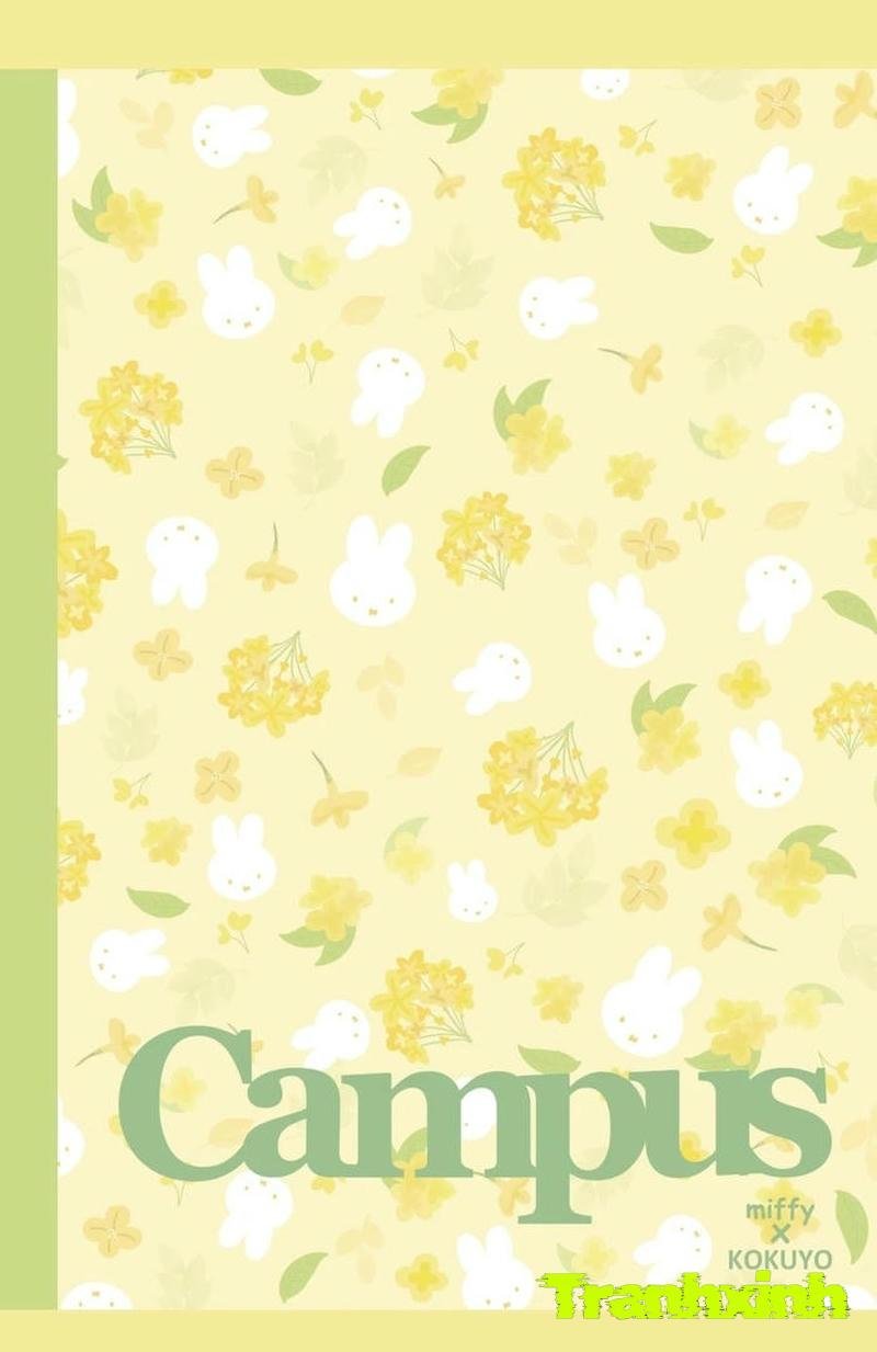 trang trí bìa vở màu cam