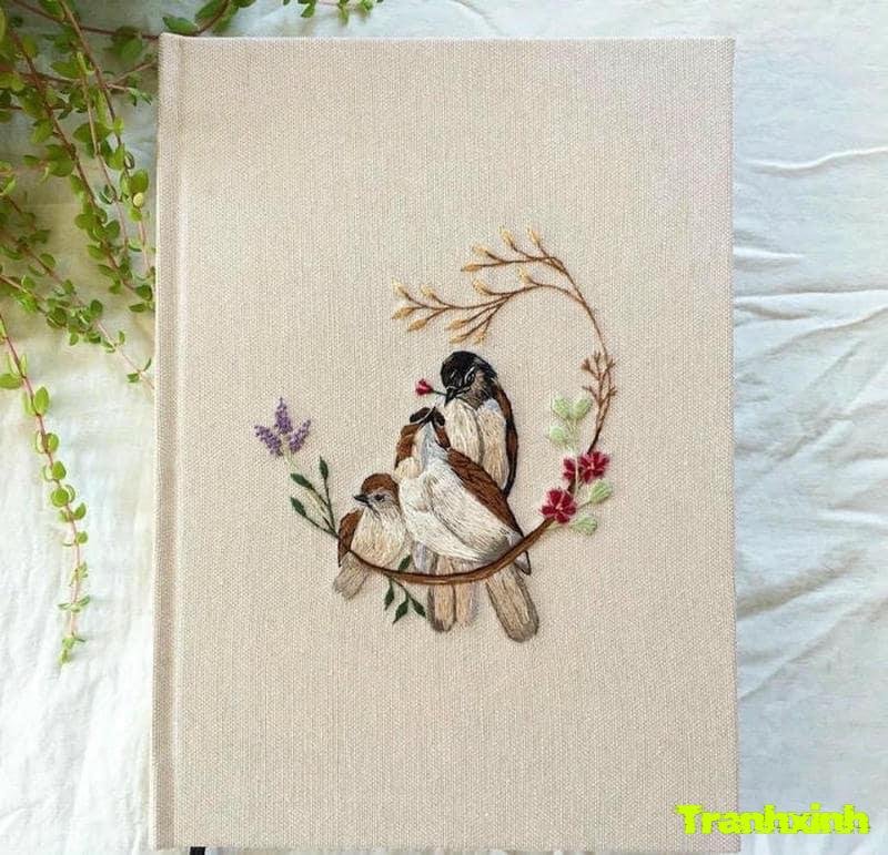 trang trí bìa vở ngữ văn