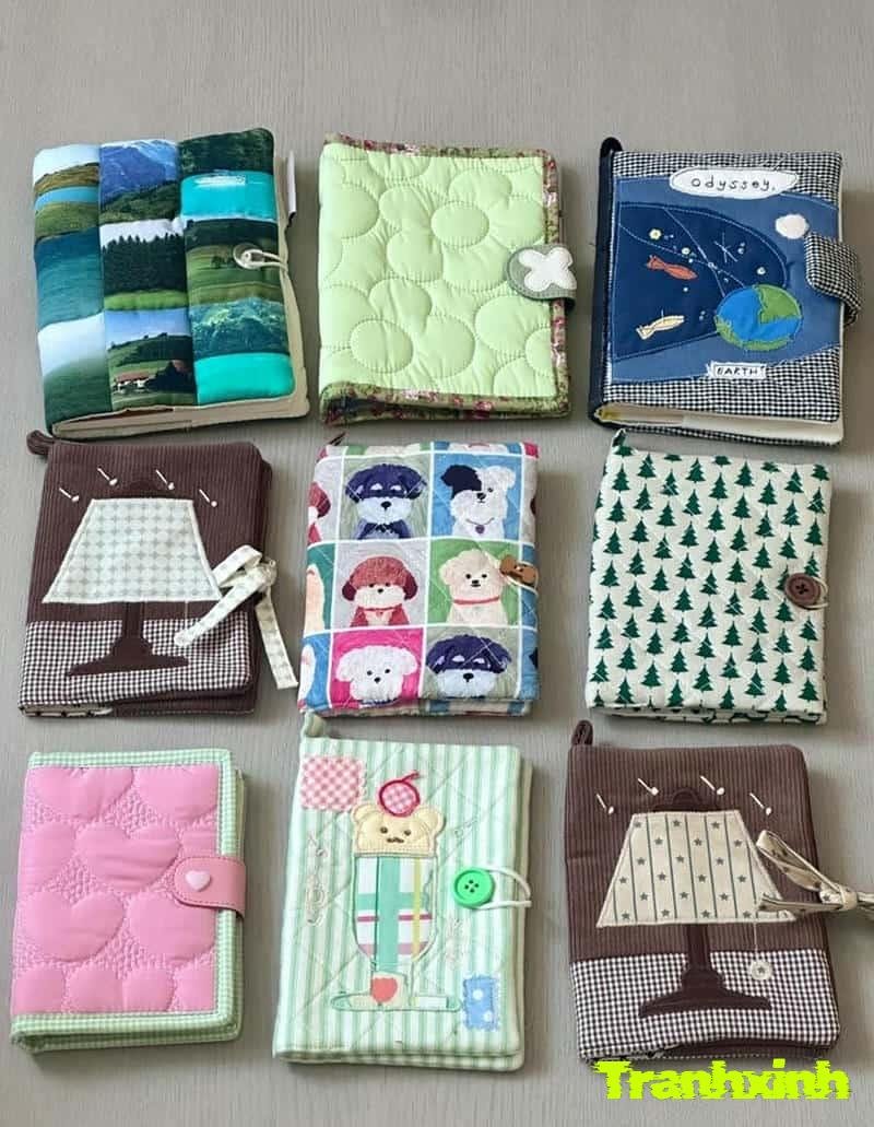 trang trí bìa vở